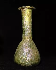 Bottle Roman Glass Lacrymatoire Balsamaire - 200 Ad Unguentarum - Picture 1 of 16