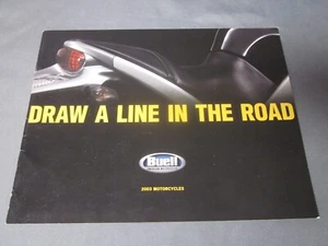 BUELL 2003 MOTORCYCLES Blast Firebolt CATALOG - Picture 1 of 8