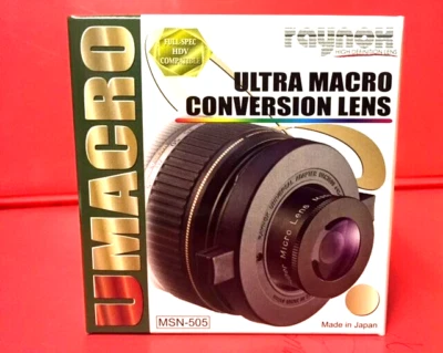 Raynox MSN-505 +UAC3500 for 52mm 55mm 58mm 62mm 67mm Ultra Macro Close-Up lens - Image 1 of 4