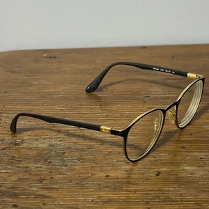 Ray-Ban RB 6355 2994 Eyeglasses Black Round Frame Only Italy 50-20 145 - Picture 1 of 6