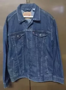 LEVI'S Long Sleeve Denim Trucker Jacket - Size Extra Large / PC9-72334-0001 - Picture 1 of 8