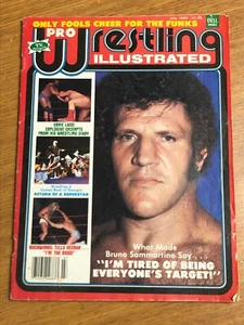 REVISTA ILUSTRADA PRO WRESTLING JULIO 1980 BRUNO SAMMARTINO THE SHEIK STARSHOT - Imagen 1 de 12
