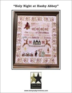 Holy Night at Huxby Abbey di Twin Peak Primitives motivo punto croce - Foto 1 di 2