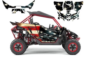 2015-22 Yamaha YXZ 1000R graphics wrap kit 24 mil thick Tattered American Flag - Picture 1 of 4
