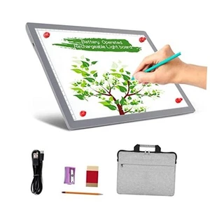 Portable A4 Tracing LED Copy Board with Carry Bag, Cordless Battery Powered 5 - Picture 1 of 7