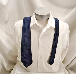 Neck Tie Apt 9 blue with white and black specks, 56 inches - Picture 1 of 8