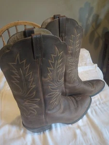 ARIAT Western Boots Women’s 9 B Distressed Brown Leather ATS Heritage 10001021 - Picture 1 of 17
