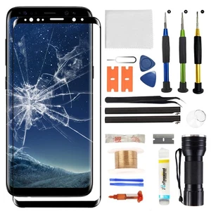 Frontglas Display Ersatz für Galaxy S8 - Kompatibel mit Samsung Galaxy... - Bild 1 von 7