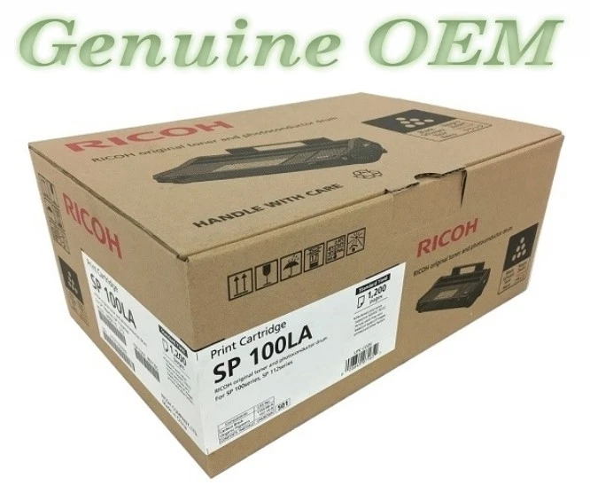 407165 Cartucho de Toner Ricoh Original Fabricante de Equipamento Original, Preto Genuíno Selado - Imagem 1 de 1