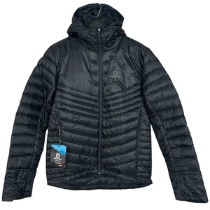 NEW Salomon Haloes Down Hoodie Jacket 700 Fill Puffer Packable Men's M $275 - Picture 1 of 12