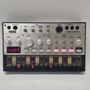 Korg Volca Bass Analog Bass Machine with Bass Line Sequencer and Synthesizer - Picture 1 of 5