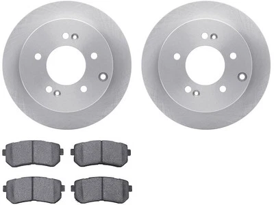 Kit de pastillas de freno y rotor de fricción dinámica para Kia Forte Koup 2010-2013 81714MKCD Foto 1 de 2