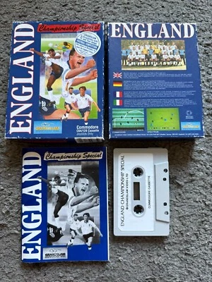 Commodore 64 game England’s football tested boxed  - Image 1 of 2