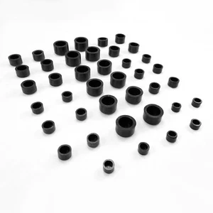 Motorcycle & Bicycle SoffCapz Black Allen Head Capscrew Protection Cover Caps - Picture 1 of 5