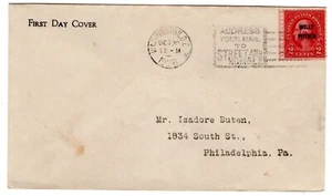 #646 Molly Pitcher 1928 First Day Cover Washington DC - Buten - Picture 1 of 2