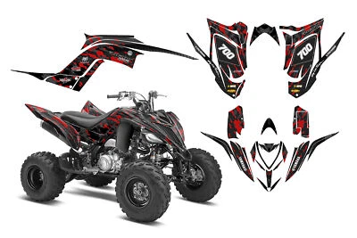 2013- 2025 Raptor 700 R graphics wrap kit 24 mil racing vinyl Digi Camo 1901 Blu - Image 1 of 4