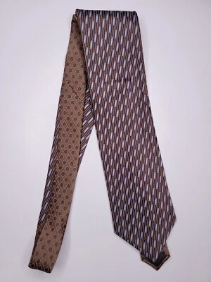 Corbata formal Lanvin para hombre 56"Lx3,5"W corbata de cuello marrón Foto 1 de 4