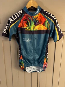 Paladin Happy Cycling Damen Radtrikot | Blau/Gelb/Rot | Medium | Neu - Bild 1 von 10