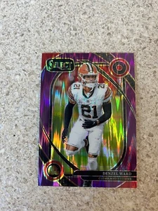 2024 Panini Select Denzel Ward Club Level Purple Shock Prizm 48/360 #248 - Picture 1 of 2