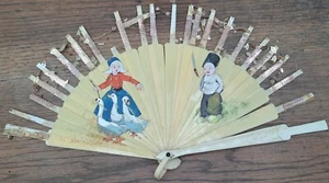 Abanico para restaurar, principios del siglo XX - Imagen 1 de 8