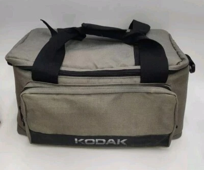Kodak Nylon Camera Bag, Large Compartment Zipper Pouch w/ Inserts Vintage - Image 1 of 4