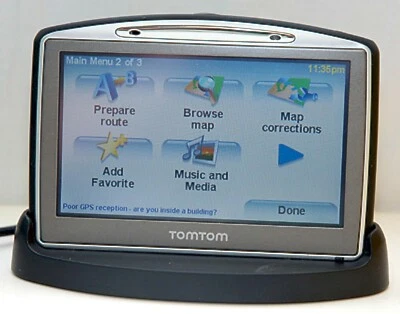 TomTom GO 720 Portable GPS Navigator Unit Set US/Canada tom Bluetooth music 4.3" - Image 1 of 4