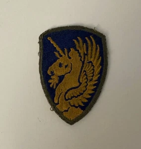 WW2 Original 13th Airborne Division US Army Patch Blue & Gold - Picture 1 of 3