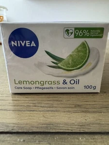Pack Of 6 NIVEA bar soap LEMONGRASS & OIL - 100 g FREE SHIPPING - Picture 1 of 6