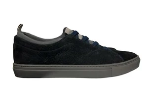 Martin Dingman Suede Leather Navy Beckett Shoes Sneakers Size 10.5 - Picture 1 of 11