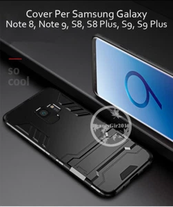 Cover Custodia Case per samsung Galaxy S8 S9 S8 plus S9 Plus Note 8 Note9 PC+TPU - Foto 1 di 9