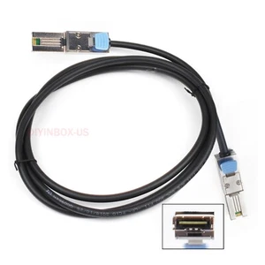 SFF-8088 TO SFF-8088 External mini SAS to mini-SAS Cable 3.3FT For DELL 00TFC6 - Picture 1 of 11