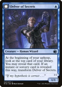 Delver of Secrets FOIL #47 | MID Innistrad: Midnight Hunt | MTG - Picture 1 of 2