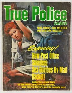 True Police Cases Magazine, February 1965, Vintage True Crime Stories, Pulp - Picture 1 of 7