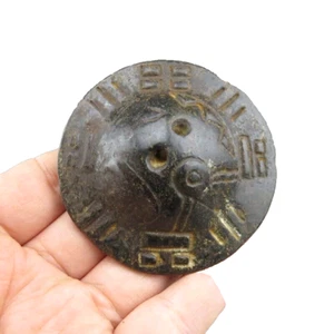 China,old jade,hongshan culture,collectibles,Black magnet,rare UFO,pendant Q7 - Picture 1 of 5