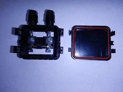 0ne(1) Caja de conexiones de panel solar células solares hágalo usted mismo 3x6 6x6 fácil de usar impermeable Foto 1 de 4