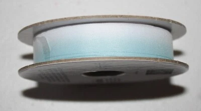 Stampin Up Retired BALMY BLUE & WHITE VARIEGATED RIBBON 2 yards 1/2" RARE - Image 1 of 3