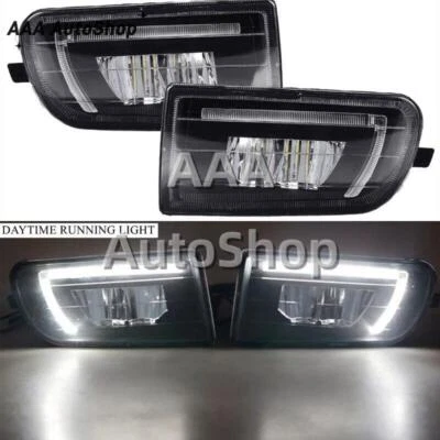 Par de montaje de faros antiniebla LED negros para Toyota Corolla AE100 AE101 1993-1997 Foto 1 de 4