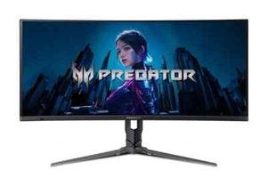 Acer-Predator Gaming 34" Curved Monitor QHD QD-OLED 240Hz 0.01ms FreeSync 1800R - Picture 1 of 7