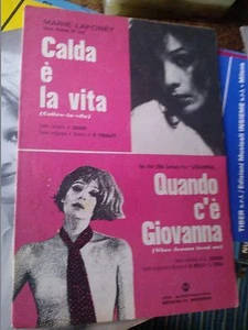 SPARTITO MUSIC SHEET MARIE LAFORET CALDA E' LA VITA QUANDO C'E' GIOVANNA 14 PAG - Picture 1 of 1