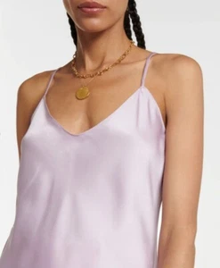 Polo Ralph Lauren Satin Camisole Tanktop Lavendel Größe 4 (SMALL) NEU 198 $ - Bild 1 von 12