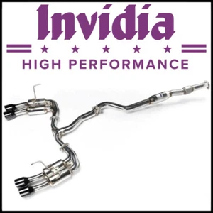 Invidia Gemini R400 Stainless Cat-Back Exhaust System fits 2022-2024 Subaru WRX - Picture 1 of 2
