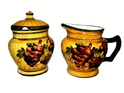 TOSCANA UVA VINO, AZÚCAR Y CREMA CERÁMICA Foto 1 de 2