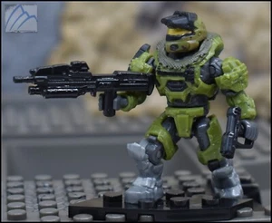 HALO MEGA BLOKS CONSTRUX UNSC SPARTAN COMMANDO JUN 97381 ELEPHANT TROOP CARRIER - Picture 1 of 5