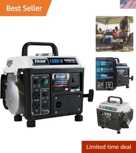 Pulsar 1200W Portable Gas Generator - Durable & Lightweight, Ideal for Camping - Picture 1 of 9