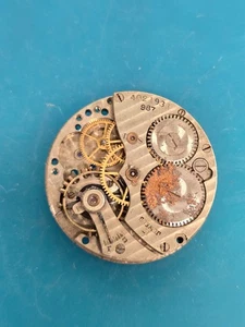 1928 Hamilton 987 6/0s 17j Men's Wristwatch Movement - Watchmaker Repair Parts - Picture 1 of 2