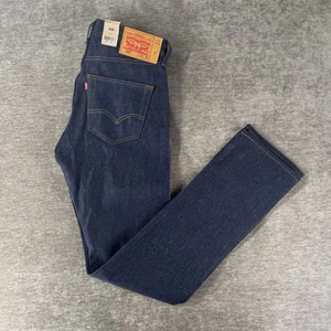 Levi’s 501 Button Fly Shrink-To-Fit Jeans Men’s Size 32x38 Blue Denim NWT - Picture 1 of 13