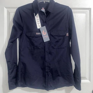 LAPCO FR SHIRT CAT 2 DAMEN NEU MIT ETIKETT EINZELHANDEL $ 79 MARINEBLAU SCHWER ENTFLAMMBAR XS REG - Bild 1 von 9