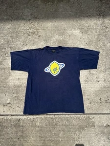Vintage U2 1997 Popmart Lemon Cart Band Tour Navy Blue Sz L T-shirt - Picture 1 of 6