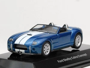 Autoart 1/64 Ford Shelby Cobra Concept Blue Diecast Model 20543 New - Foto 1 di 8