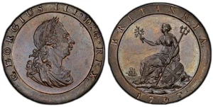 GREAT BRITAIN. George III 1797 CU Penny. PCGS MS63BN SCBC-3777 - Picture 1 of 1